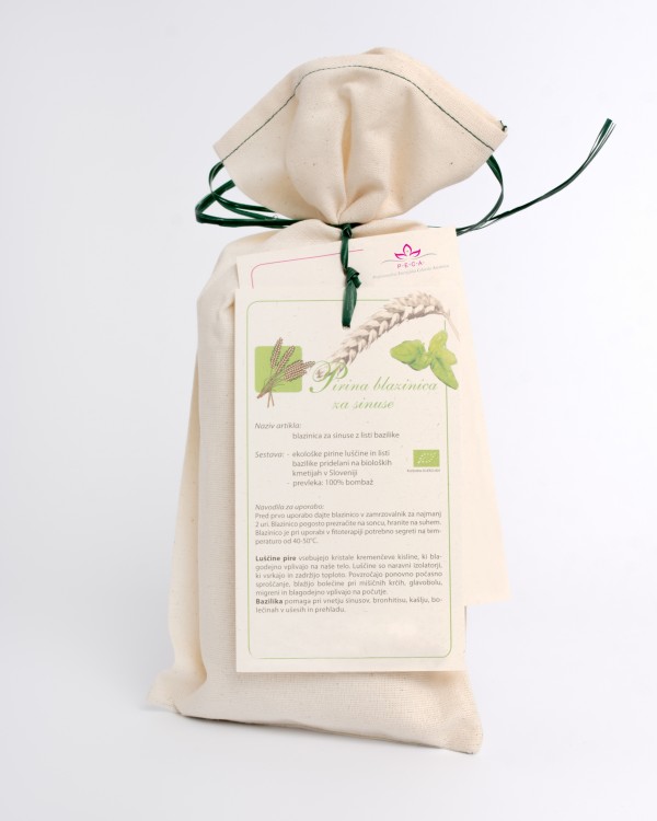 P.E.C.A. cushion - basil - cotton