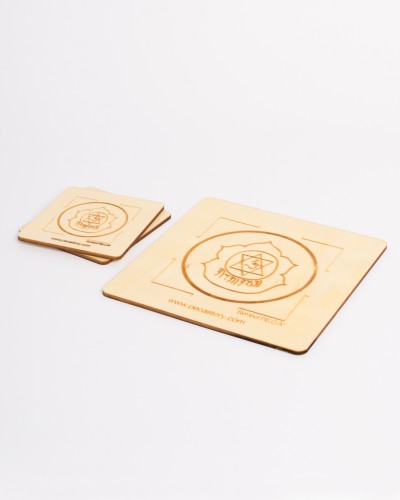Wooden P.E.C.A. mat - large set_kpl
